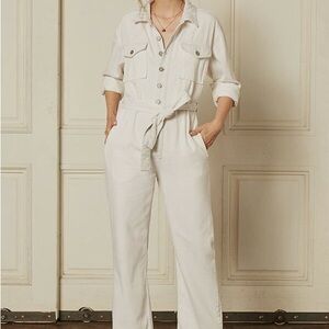 Boyish denim jumpsuit